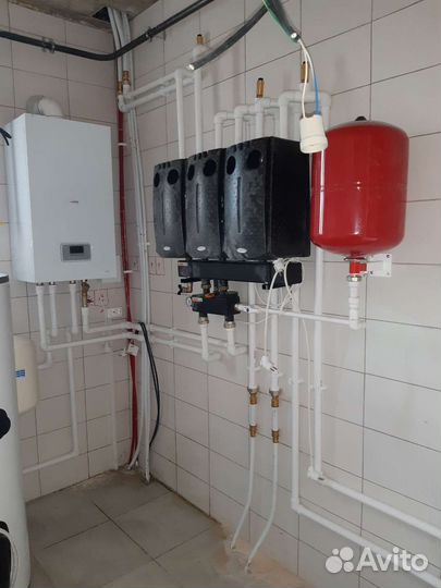 Установка Ремонт котлов Теплые полы Отопление