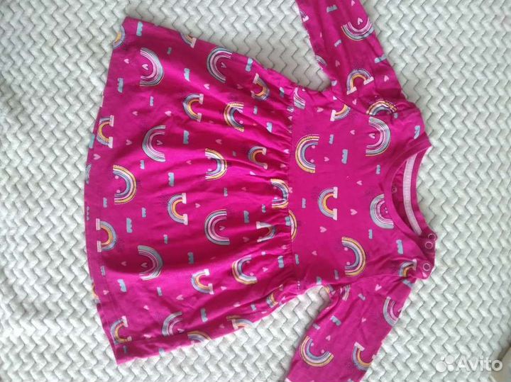 Вещи пакетом для девочки -86 и 92р