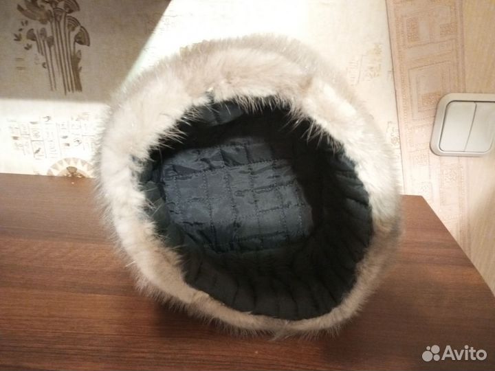 Шапка норковая подростковая