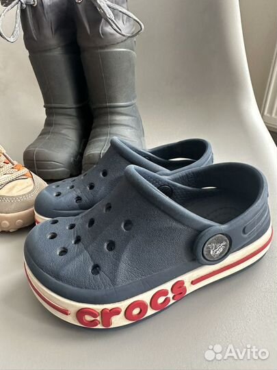 Кроссовки,резиновые сапоги, сабо crocs на 24-25