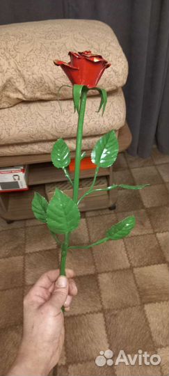 Роза из металла