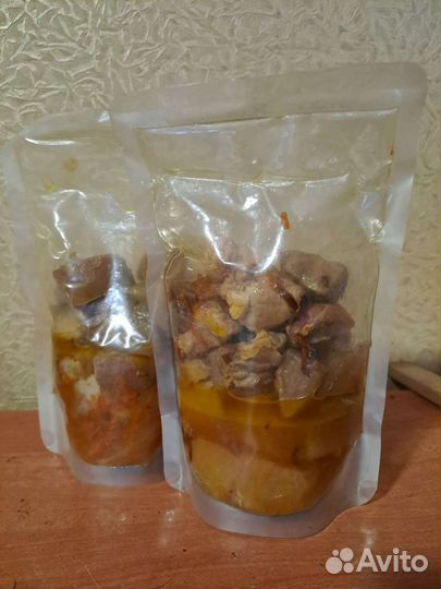 Тушёнка домашняя, Каши с мясом, Ретор-пакет