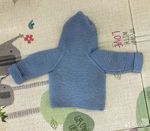 Кофта вязаная ручья работа