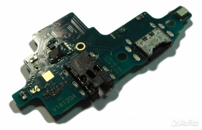 Шлейф Samsung A920F A9 (2018) (плата) + разъем зар