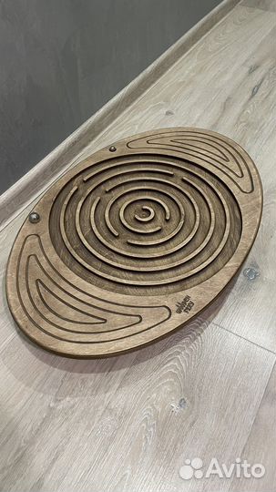 Тренажер балансборд Wooden foxy