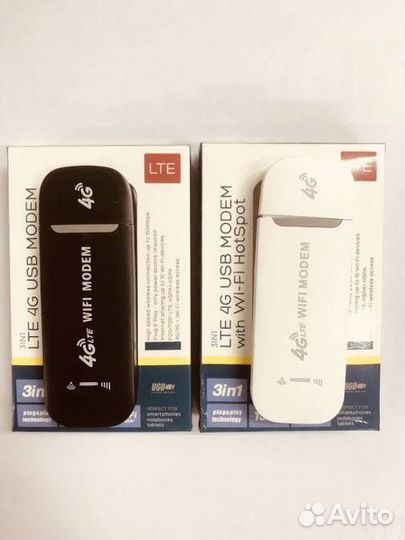 Модем USB 4G LTE с Wi-Fi раздача интернета новый
