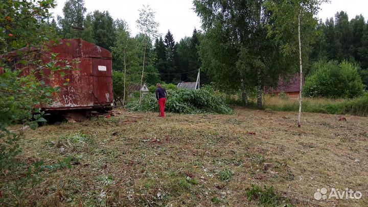 Чистка участка, планировка,благоустройство