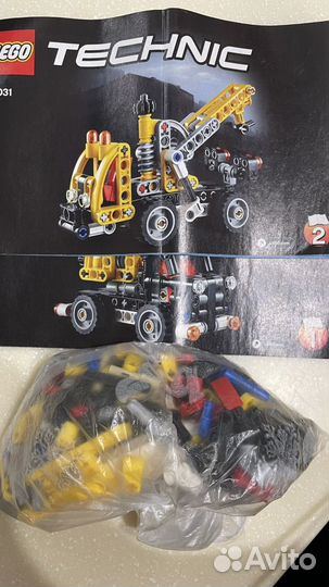 Lego technic 42031 Ремонтный кран 2в1