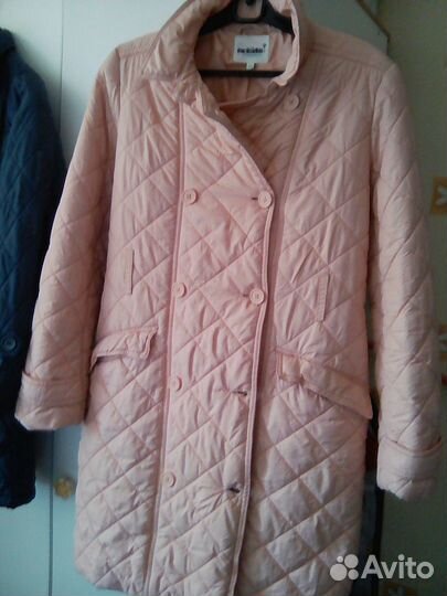 Пальто для девочки на весну 158 акула Цвет персик