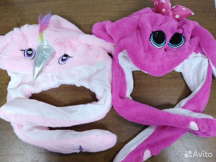 Шапка светящаяся с подвижными ушками