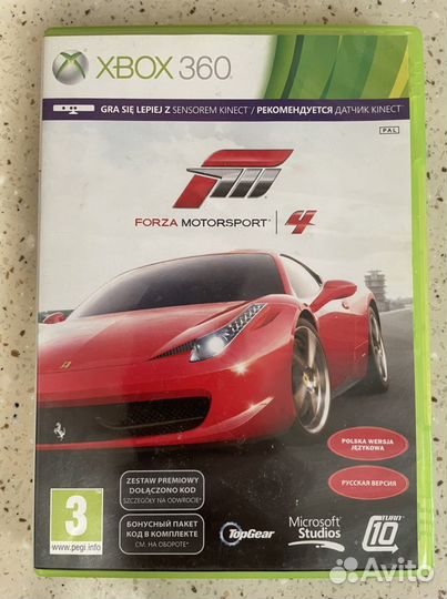 Игра xbox 360 forza motorsport 4