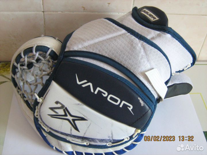 Блин, ловушка хоккейного вратаря bauer vapor 2X SR