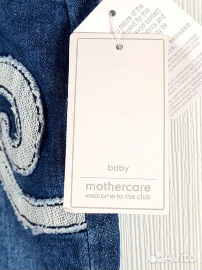 Полукомбинезон джинсовый mothercare новый