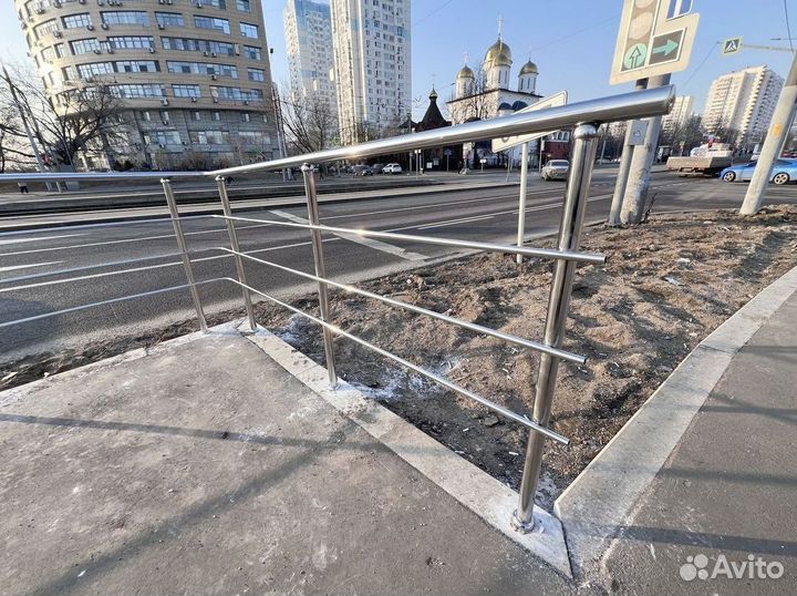 Перила из нержавеющей стали, ограждение