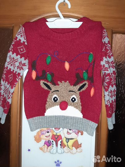 Новогодний свитер на малыша George