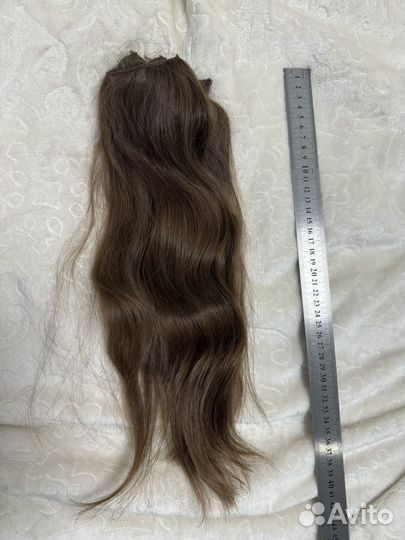 Волосы натуральные русые