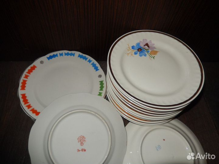 Наборы пирожковых тарелок, СССР