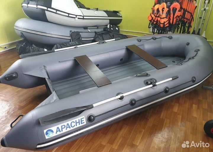 Лодка пвх Аpache (Апачи) 3700 нднд графит