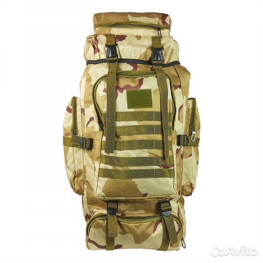 Рюкзак турист 80 литров, цвет кмф пустыня 5230-2