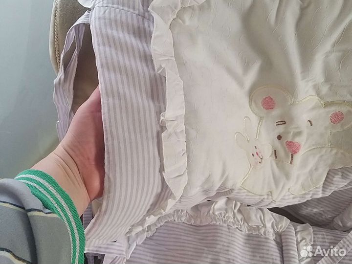 Бортики в детскую кроватку бу