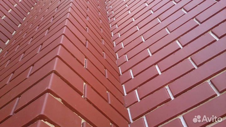 Кирпич облицовочный 1нф Бордо гладкий сзлк