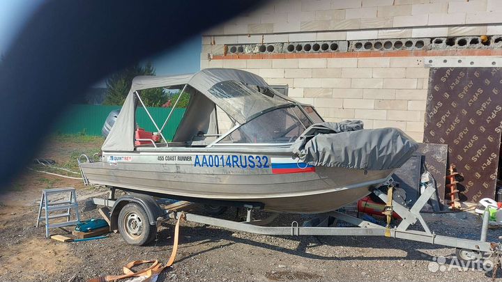 Quintrex 455 прицеп мзса Yamaha F 60 (200 часов)