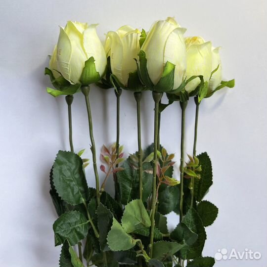 Искусственные цветы розы, 7 расцветок, 69 см