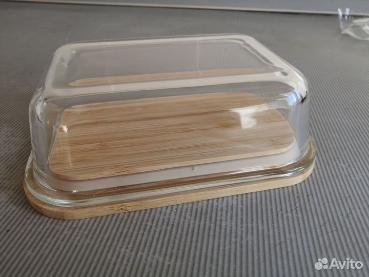 Контейнер стеклянный жаропрочный