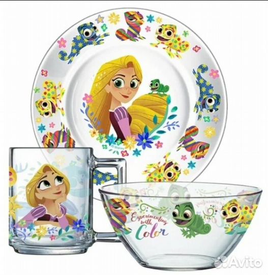 Набор посуды для девочки Рапунцель