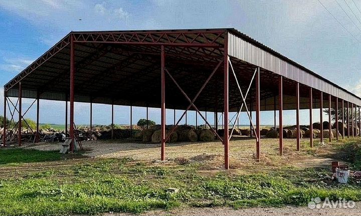 Строительство ангаров, гаражей, навесов