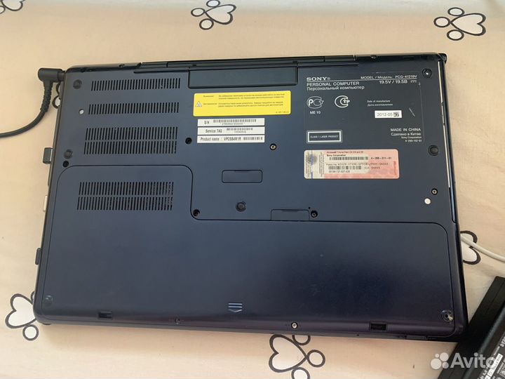 Ноутбук sony vaio i3 PCG-41219v