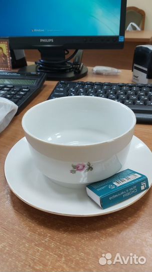 Сухарница фарфор чехословакия мейсенский букет