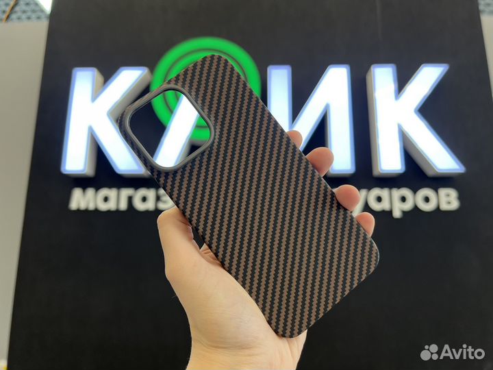 Кевларовый чехол на iPhone 15 Pro Max