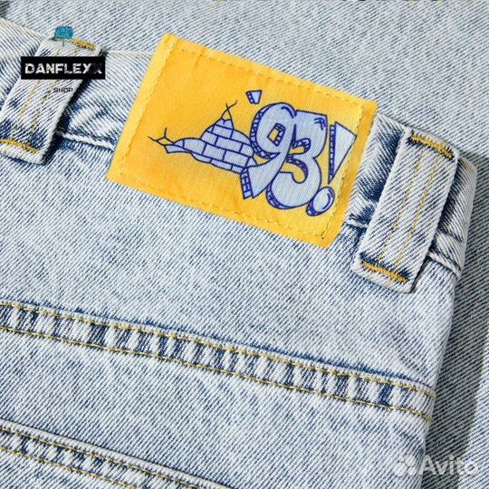 Джинсы Polar Skate Co 93 denim (светл. син.)