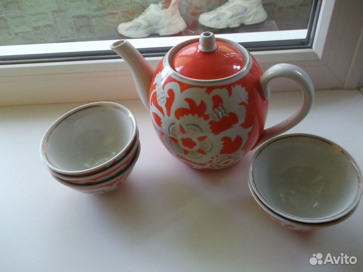 Чайник. Заварочный. СССР и пиалы