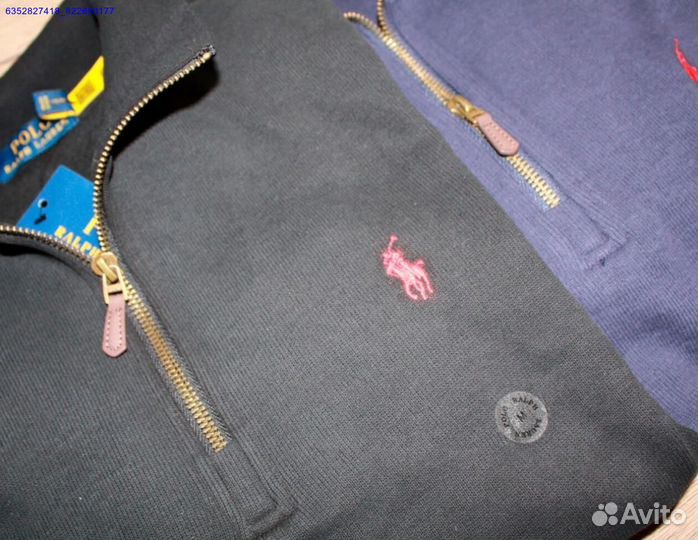 Polo Ralph Lauren джемпер полузамок черный (Арт.54088)