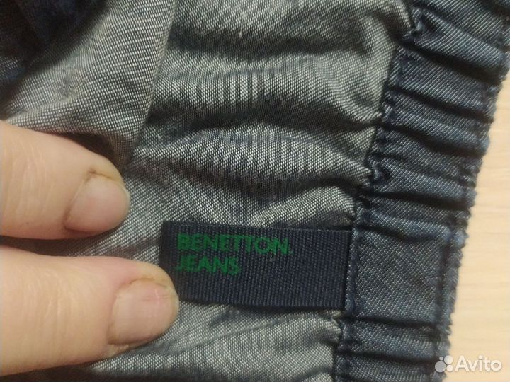 Джинсовый комбинезон Beneton