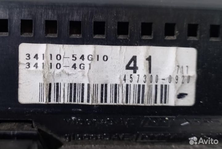 Панель приборов щиток МКПП 2001-2003 Suzuki Liana