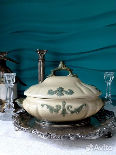 Супница Старинная / Супница Vileroy Boch 19 Век