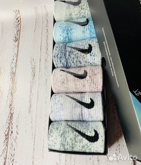 Носки Nike Tye-Dye в коробке