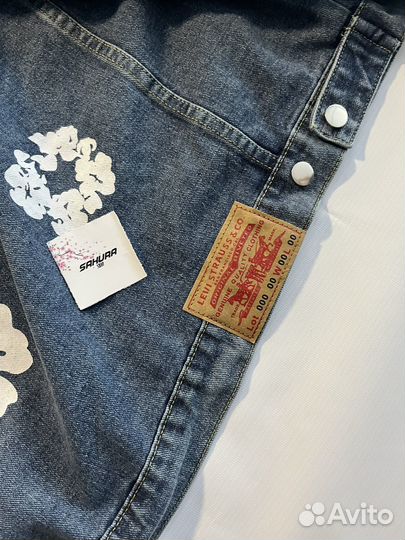 Джинсовая куртка denim tears