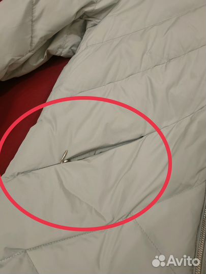 Пуховик зимний женский бу