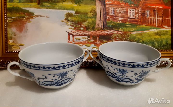 Бульонницы swiebelmuster, 6шт