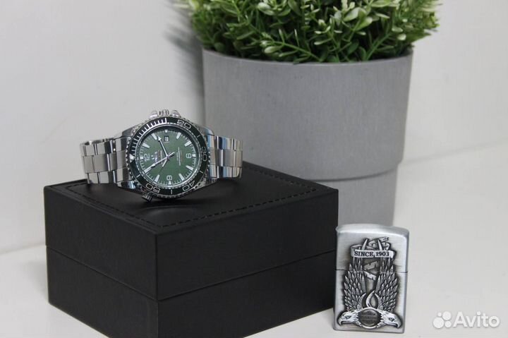 Набор часы Omega/Longines и зажигалка Harley David