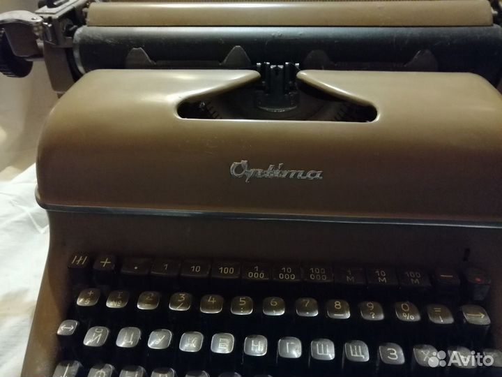 Пишущая машинка Optima