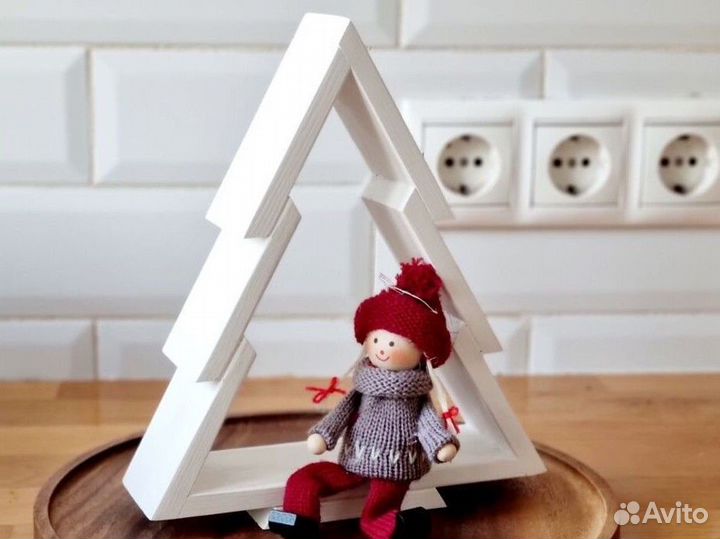 Модная ёлка игрушечная белая ёлка новогодний декор