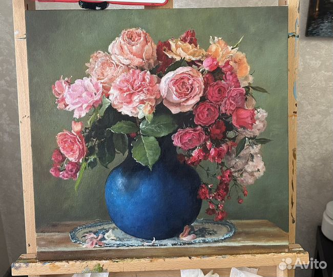 Картина наторморт с розами