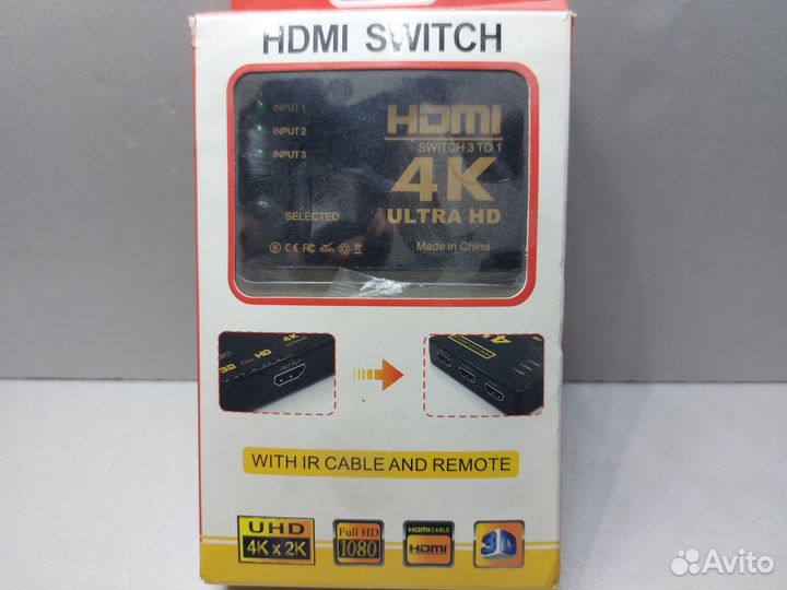 Hdmi Switch 4K переключатель видеосигналов