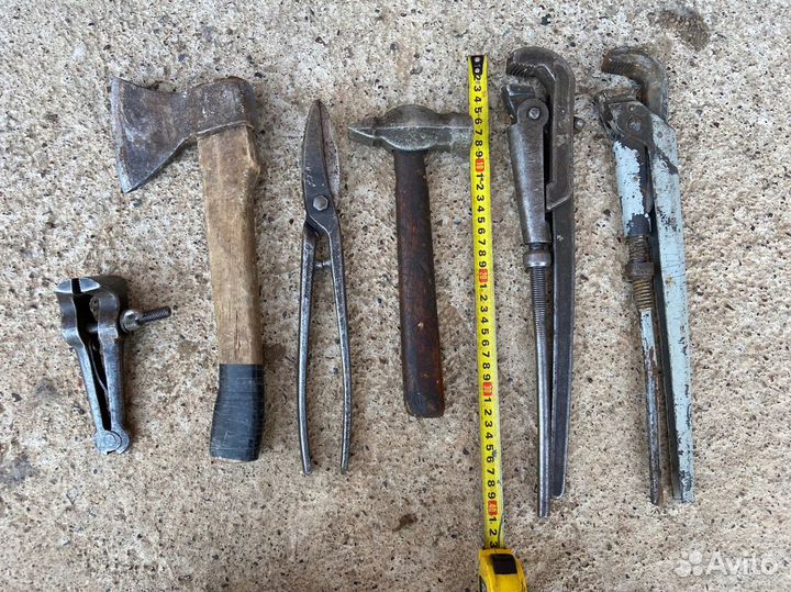 Струбцина ножницы газовый ключ съемник СССР