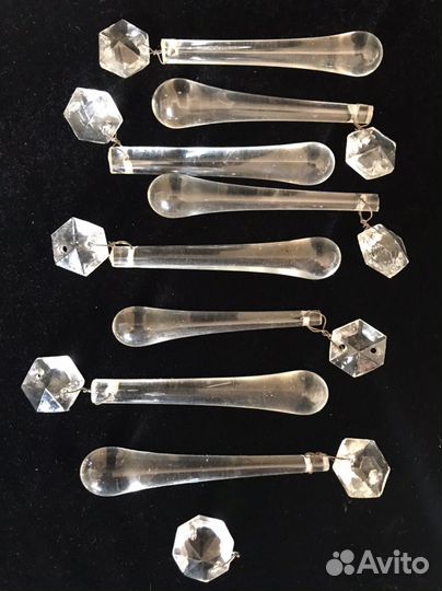 Хрустальные подвески для люстры СССР